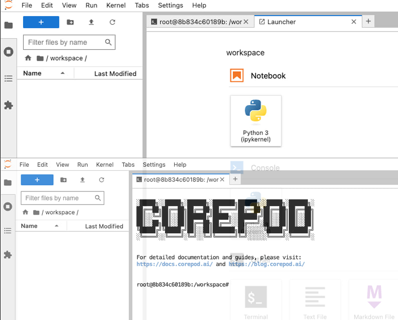 Jupyter Notebook Panel - Interactive computing environment